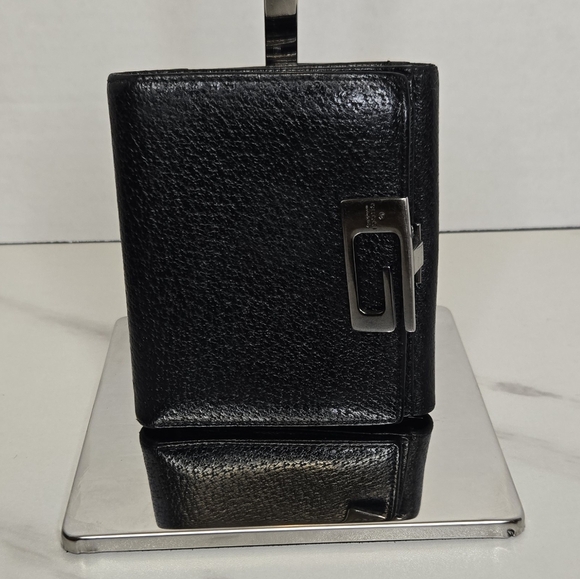 Gucci Vintage Tom Ford Black Leather G Compact Wallet with Box - Picture 3 of 12